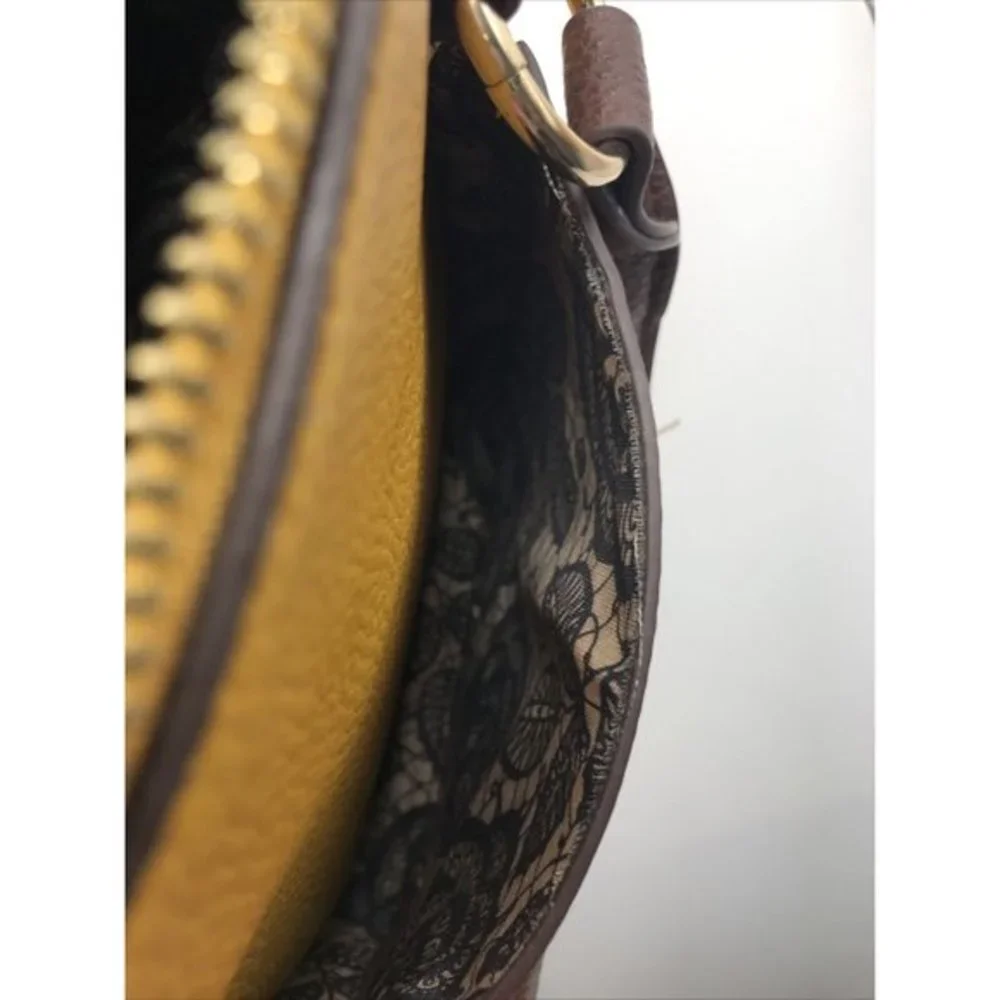 Carlos by Carlos‎ Santana Faux Leather Handbag  mustard yellow  shoulder purse